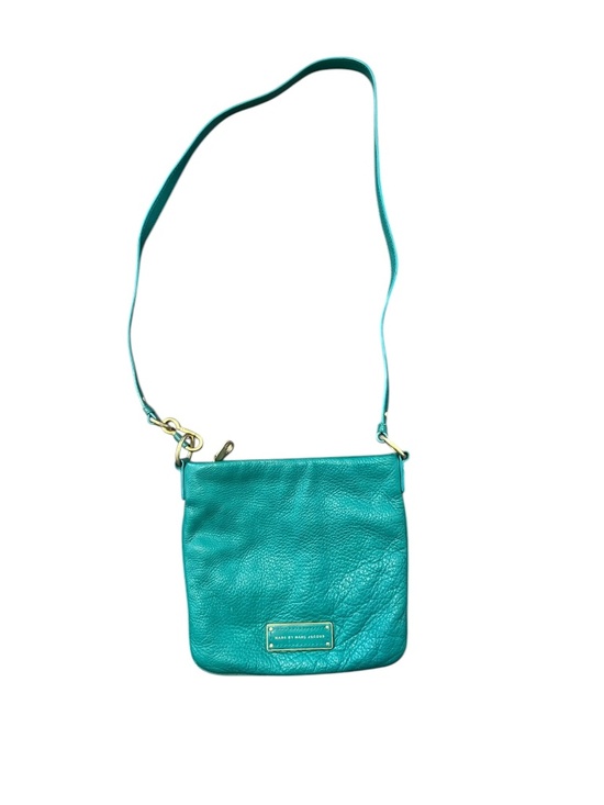 Marc By Marc Jacobs Handbags - Marc by Marc Jacobs Teal Leather Crossbody Bag Y2K Vintage